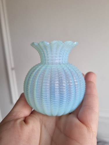 Antique glass opalescent blue - antique,