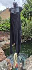 BNWT Cami Harem LagenLook Jumpsuit Romper All In One Black Hareem PlaySuit 1size