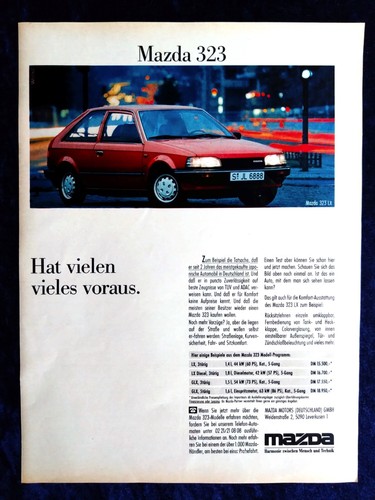 1988 mazda 323 - 1988,