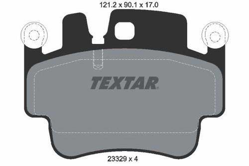 Fits textar 2332902 brake pad - fits,