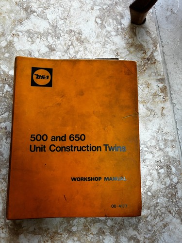 Bsa workshop manual - manual, for