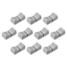 Console Mixer Slider Fader Knobs Replacement for Potentiometer Gray Black 10pcs