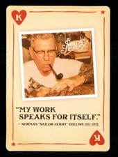 1 x modern playing card Sailor