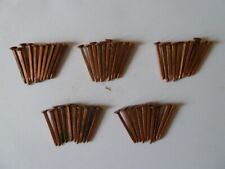 COPPER NAILS FLAT HEAD CSK  32mm (1 1/4") O/L x 2.3mm (13gauge) SQUARE SHANK