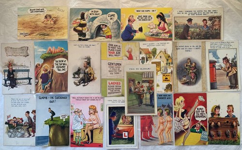 Vintage bamforth seaside - vintage,