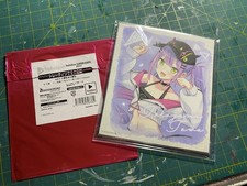 Hololive Super Expo 2022 towa shikishi board (in Protective Sleeve, Opened)