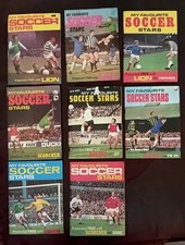 My Favourite Soccer Stars 1970  x 8 Albums