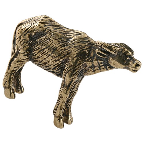 Brass cow tea pet figurine - cow,