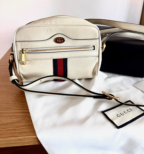 Gucci white leather small - gucci,