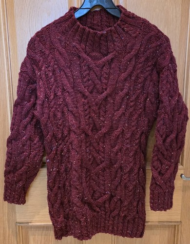 Ladies hand knitted arran - knitted,