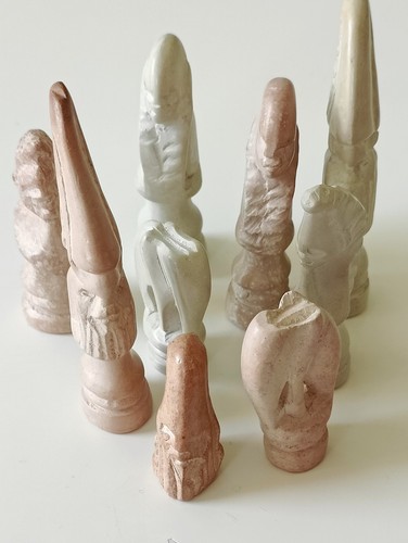 Marble stone handmade chess - stone,