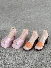 Bratz Doll Clothes Formal Funk Jade Shoes Heels Pink & Orange Pair Set