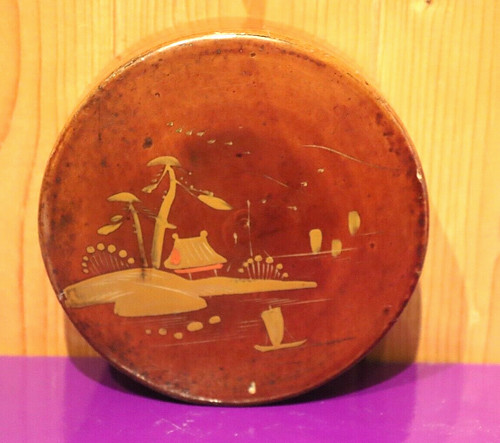 Charming round hand painted - round,