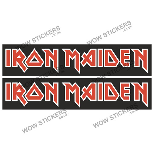 Iron maiden stickers - x,