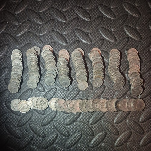 British sixpences shillings - &,