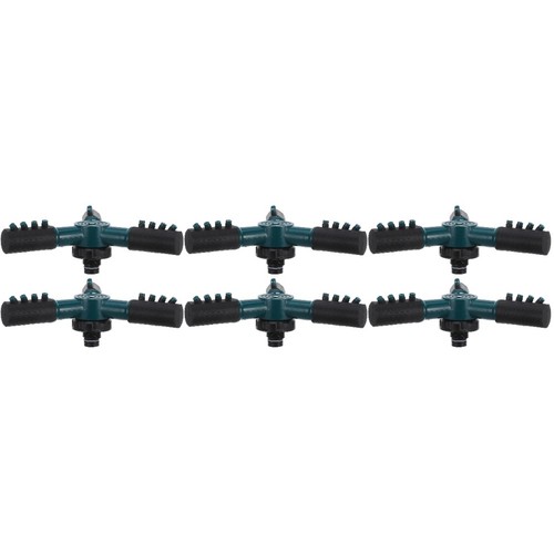 6pcs green abs plastic - 6pcs,