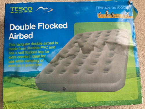 Tesco blue double flocked - double,