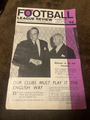 Football league review - football,