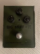 Sovtek Big Muff Pi. Green. Metal. Pedal. Guitar Distortion. Noise. Russian Tank.