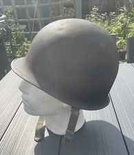 WW2 WWII American US Army Fixed Bale Front Seam M1 Helmet Capac Liner - Named