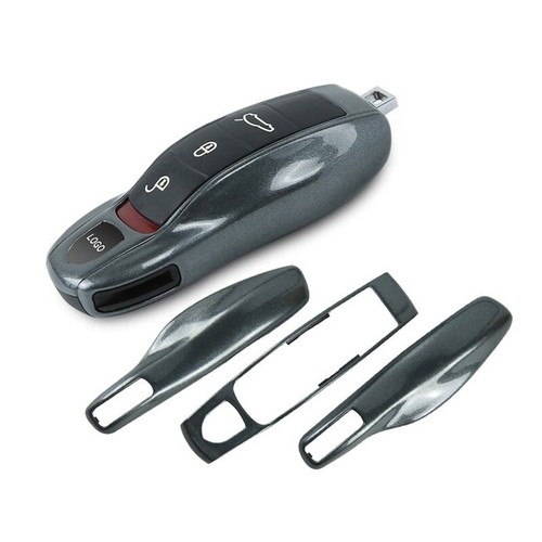 Grey car key - grey, shell