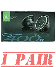 NEW JL AUDIO C2-400X 4" 100W 2 WAY FULL RANGE COAXIAL CAR STEREO SPEAKERS