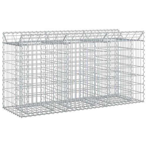 Gabion raised bed silver - gabion,