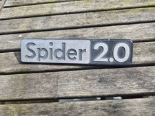 Alfa Romeo series 3 spider .  boot badge