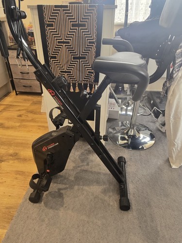 Foldable exercise bike - exercise,