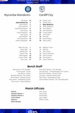 Wycombe Wanderers v Cardiff