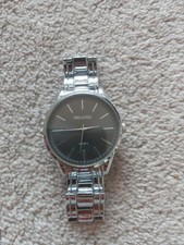 Orlando Men's Quartz Watch Stainless Steel, Silver Tone With Original Box