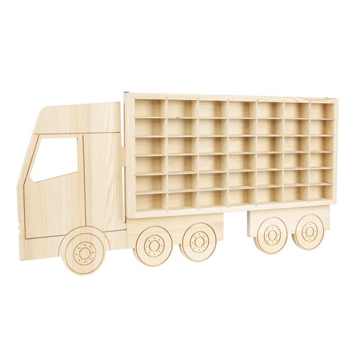Wooden display case - wooden,