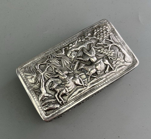Antique chinese silver box - antique,