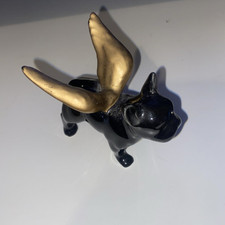 French Bulldog With Wings Ornament Statue Approx 2.5 Inch 