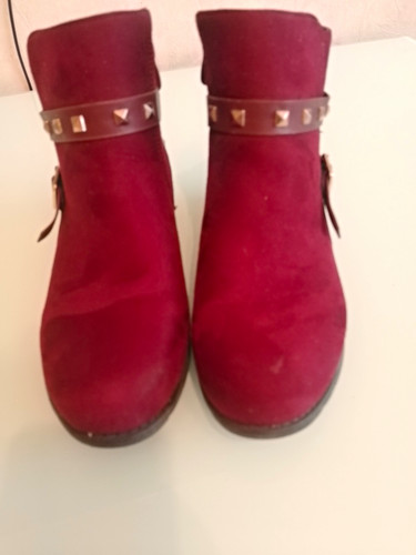 Glossy womens burgundy - womens, faux