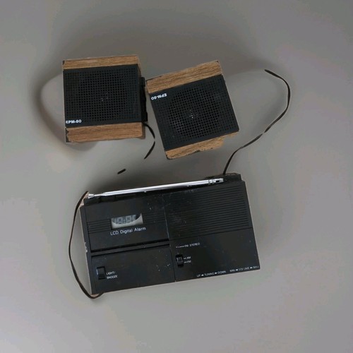 Portable clock alarm - portable, radio