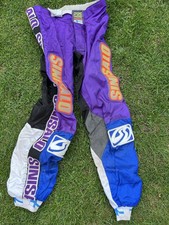 Vintage Motocross Sinisalo Tech Trousers Size 28 Evo Retro Classic MX Enduro