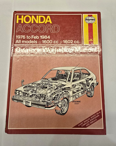 Honda accord haynes workshop - honda,