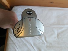 Odyssey White Steel 2-Ball Center Shafted Putter - 35 Inch - Super Stroke Grip