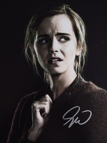 New autographed emma watson - new,