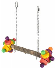 Wooden Bird Swing Parrot Toy