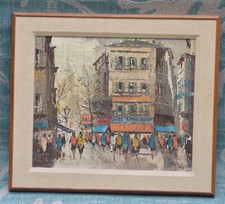 Vintage, oil on canvas, French