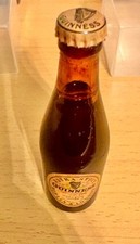 Guinness Miniatures, Unopened. From The 60s Or 70s. Glass Bottles With Metal Cap