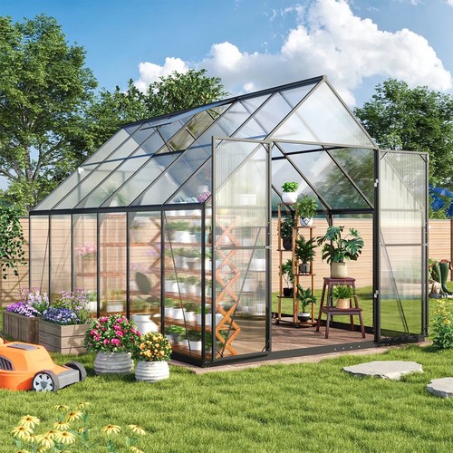 4x6ft 8x12 outdoor greenhouse - 4x6ft,