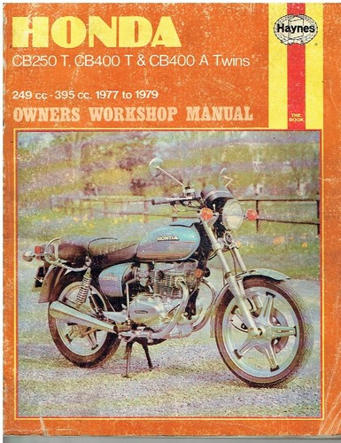 Honda cb250t cb400t - cb250t, cb400a