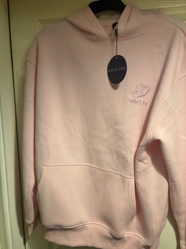 Pink white fox rhinestone - pink,