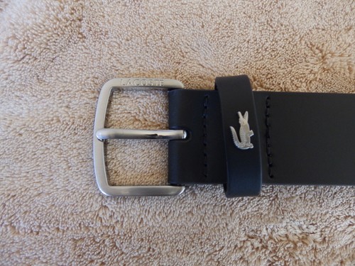 Lacoste leather belt - belt, size