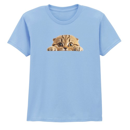 Cute cat kids shirt playful - cat, t-shirt