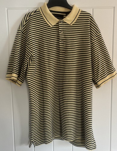 Mens yellow black striped greg - striped,