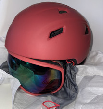 Ski Helmet + Snow Goggle Set, Adjustable Size, Snowboard Helmet